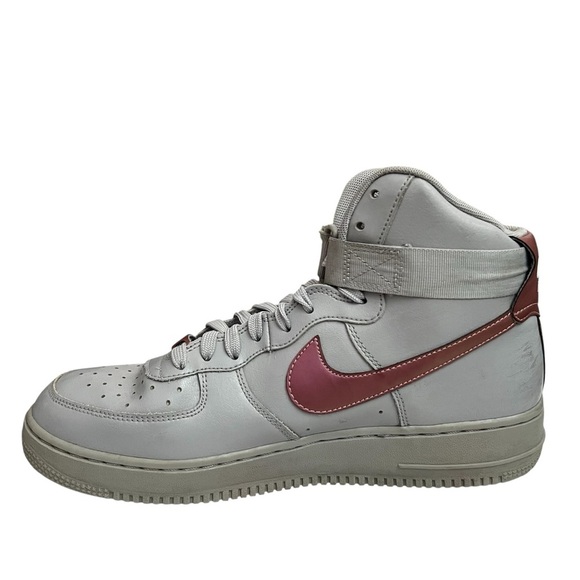Nike Air Force 1 '07 High LV8 Mens Size 10 Gray Pink Athletic Shoes Sneakers - Picture 2 of 14